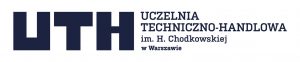 Logo of Helena Chodkowska University of Technology and Economics abbreviated as UTH